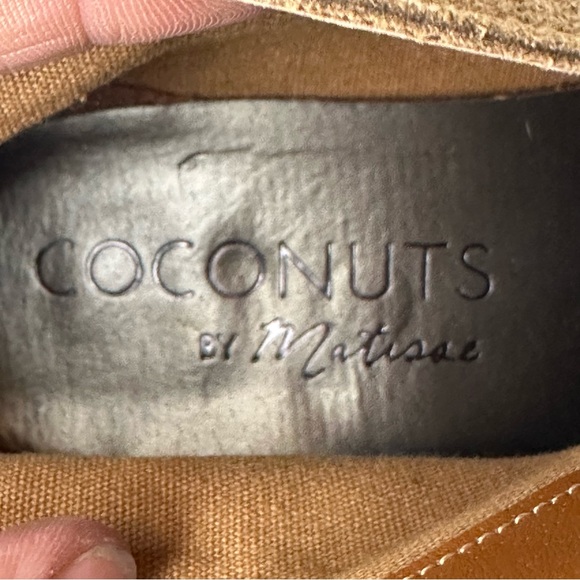 🍓Coconuts by Matisse Lambert Fringe Suede Ankle Boot In Saddle Heeled Size 8.5 - Picture 10 of 10